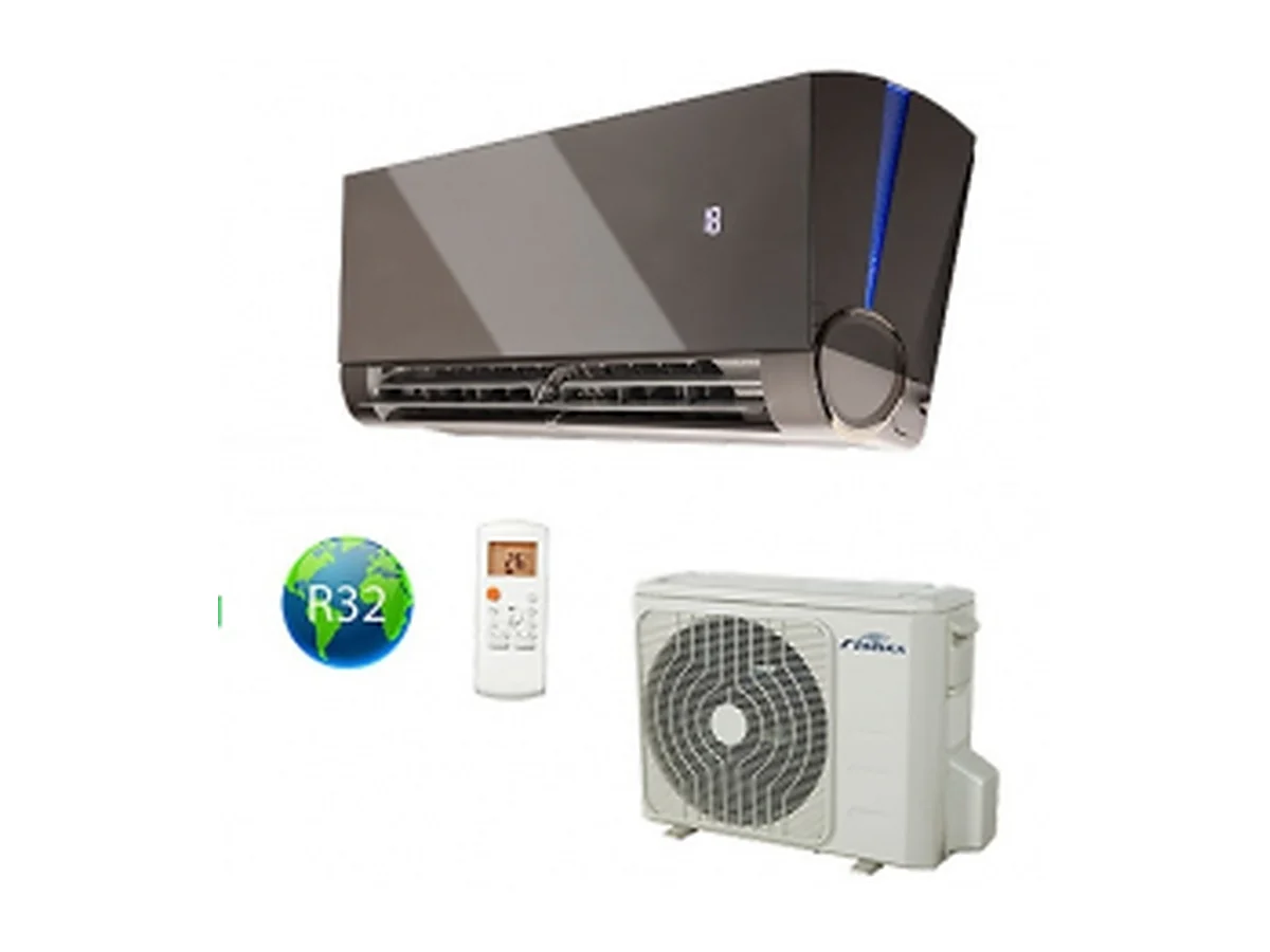 Fisher Art FSAUIF-Art-93AE3-B (Antracit) Oldalfali split klíma 2,64 kW (R32)