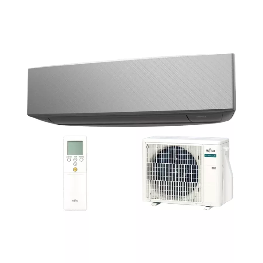 Fujitsu Design ASYG09KETEB/AOYG09KETA split klíma szett Dark Grey 2,5 kW