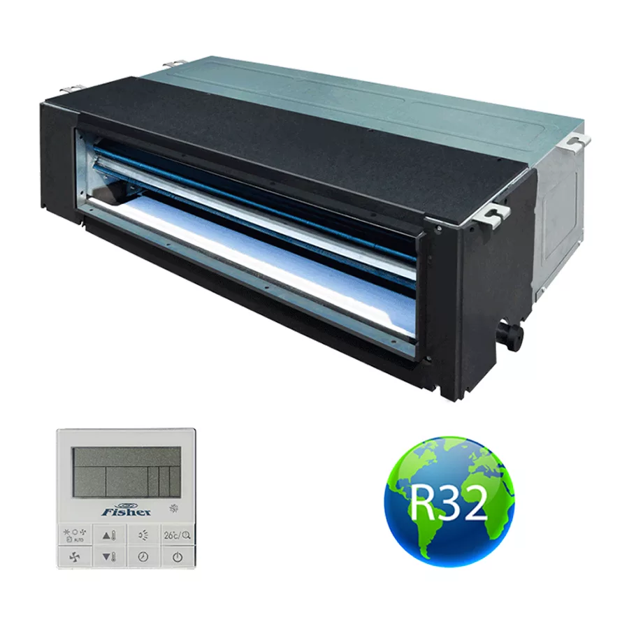FISHER FSLUIF-180CE3/FSOIF-180CE3 (beltéri +kültéri egység) Légcsatornás split klíma 5,3 kW