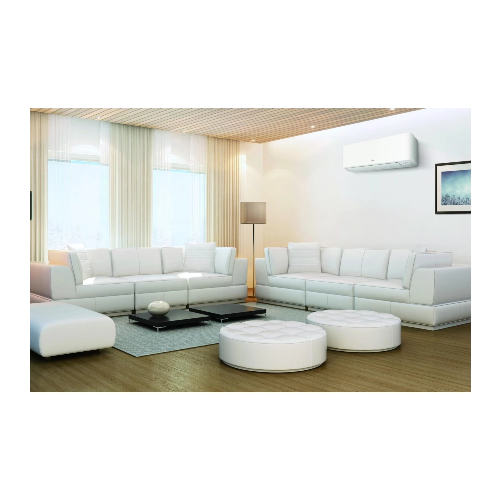 FUJITSU AIRSTAGE ASEH12KMCG-B/AOEH12KMCG Oldalfali split klíma készlet (Fekete) WIFI 3,4 kW Hősz. Inver. R32