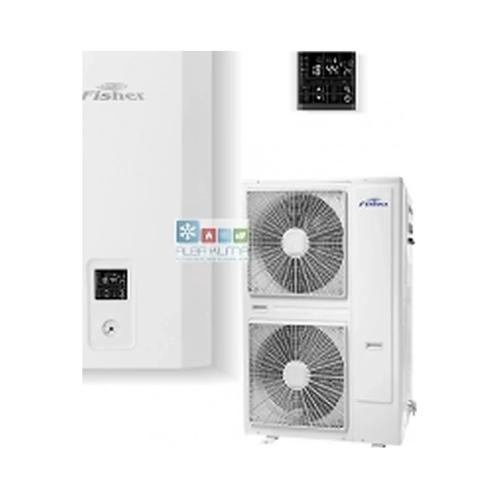Fisher e-HeatR FHF-WHS-161CE3-3F háromfázisú levegő-víz hőszivattyú 16 kW