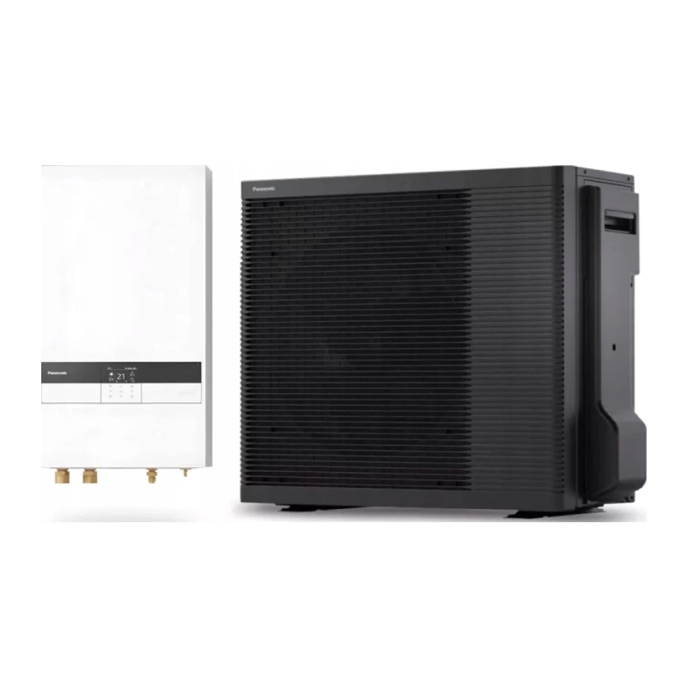 Panasonic Aquarea High Performance osztott levegő-víz hőszivattyú - 7 kW, 1 fázisú, 3 kW kiegészítő fűtőbetéttel, WH-UDZ07KE5/WH-SDC0309K3E5