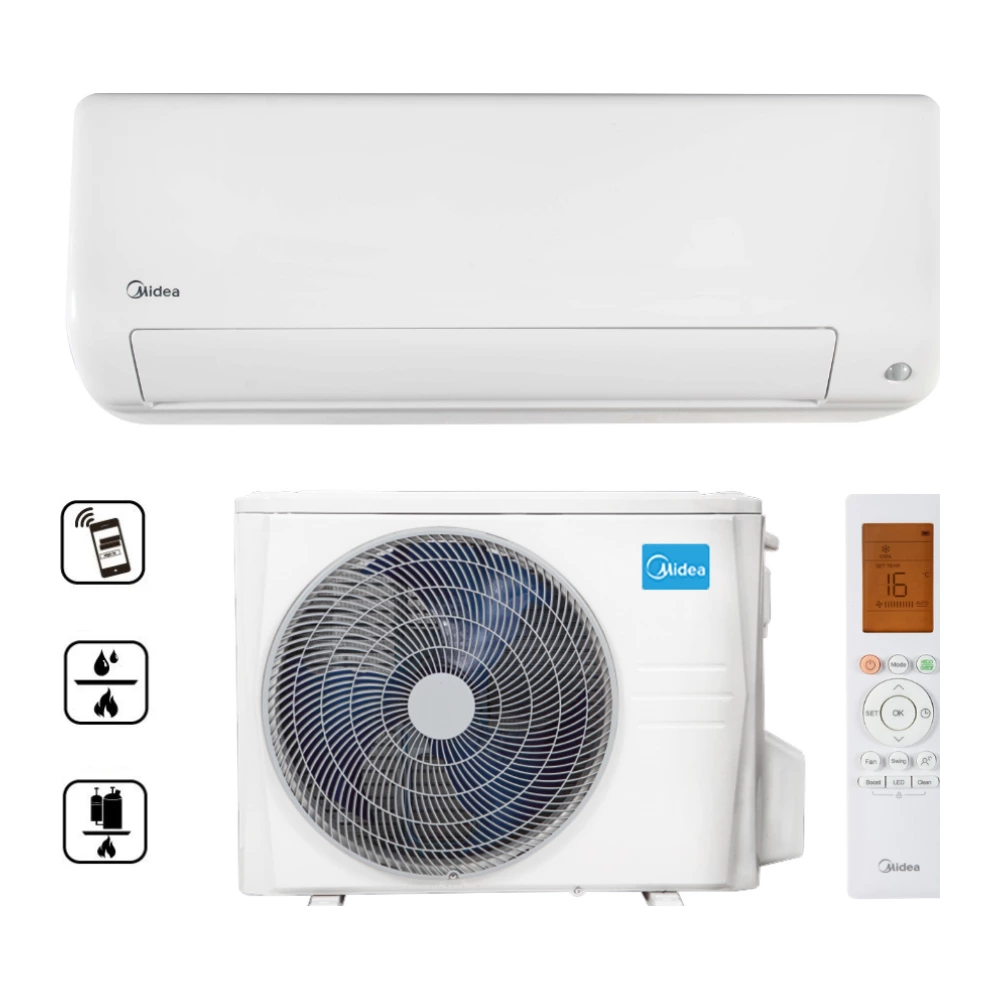 Midea MEX-09-SP All Easy Pro oldalfali split (R32, 2,6 kW)