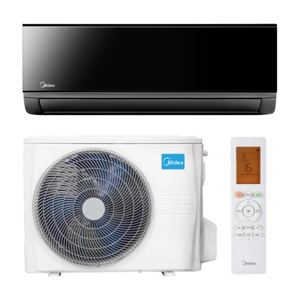 Midea MG2X-09-BL-SP Xtreme Save BLACK oldalfali split 2,6 kW