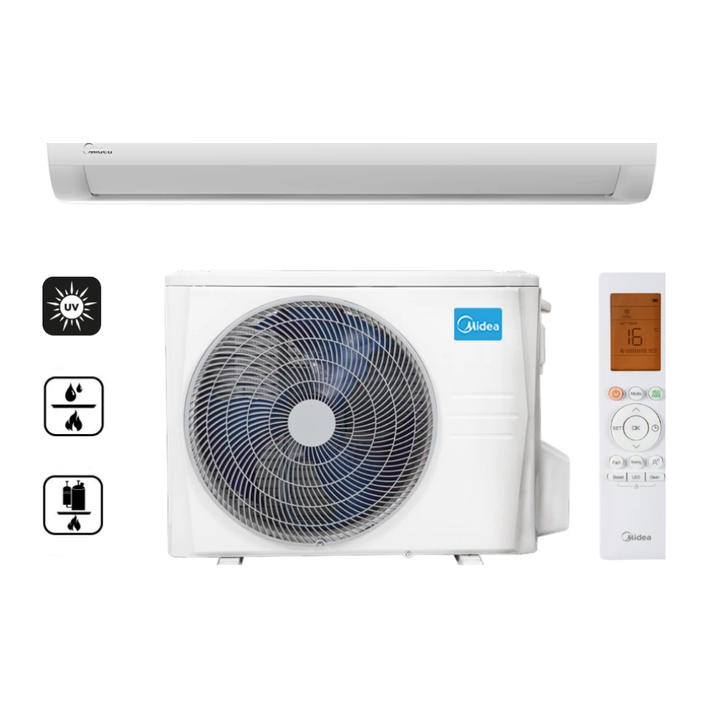 Midea MGP2X-09-SP Xtreme Save Pro oldalfali split (R32, 2,6 kW)