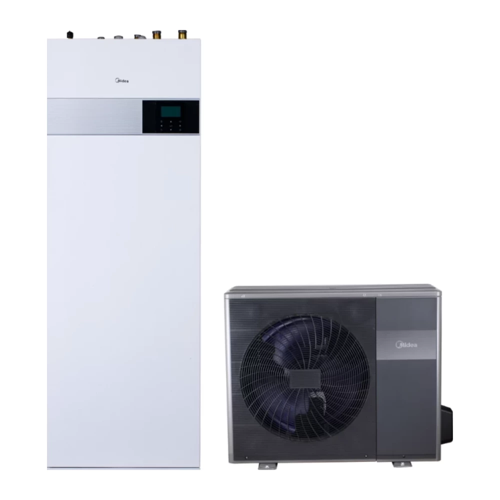 Midea MHA-V8W/D2N8-B2H2-IWT240 M-Thermal osztott hőszivattyú (R32, 8 kW, 1 fázis, 240 l, fekete)