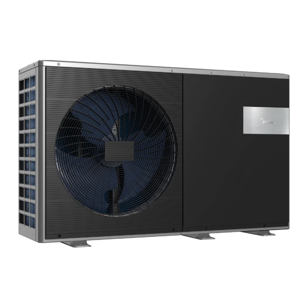 Midea MHC-V10WD2N7-E30 monoblokkos M-Thermal (R290, 10 kW, 1 fázisú, fűtőbetét 3 kW, fekete)
