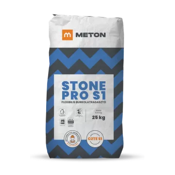 STONE PRO S1 fehér burkolatragasztó – 25 kg