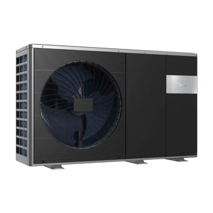 Midea MHC-V12W/D2N8-B2E30 monoblokkos M-Thermal (R32, 12 kW, 1 fázis, fűtőbetét 3 kW, fekete)