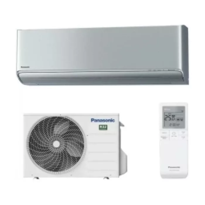Panasonic KIT-XZ25-ZKE XZ ETHEREA oldalfali inverteres klíma szett 2,5 kW ezüst