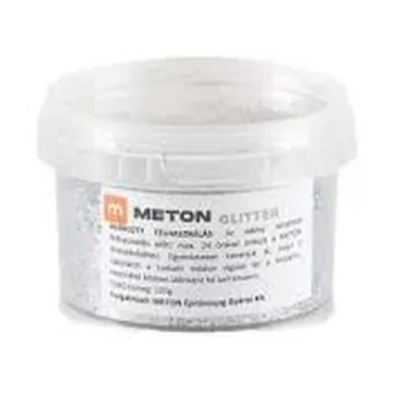 GLITTER EZÜST 120G - METON – 1 doboz