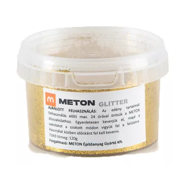 GLITTER ARANY 120G - METON – 1 doboz