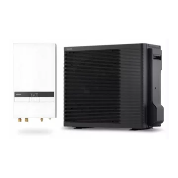 Panasonic Aquarea High Performance osztott levegő-víz hőszivattyú - 12 kW, 1 fázisú, 6 kW kiegészítő fűtőbetéttel, WH-UDZ12KE5/WH-SDC12K6E5