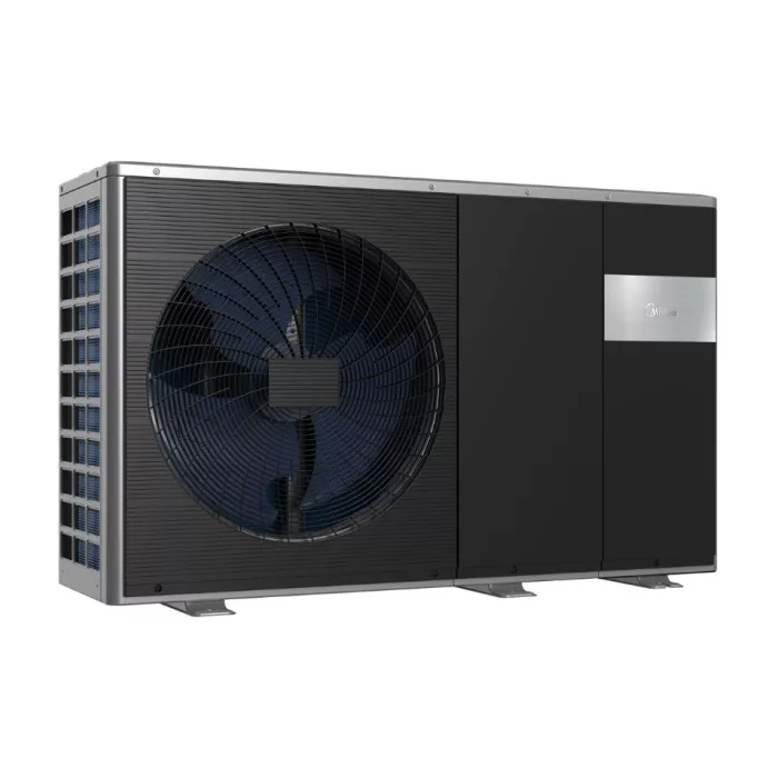 Midea MHC-V10W/D2N8-B2E30 monoblokkos M-Thermal (R32, 10 kW, 1 fázis, fűtőbetét 3 kW, fekete)