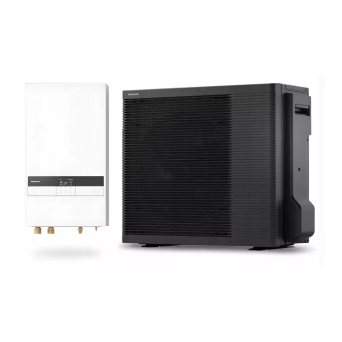 Panasonic Aquarea High Performance osztott levegő-víz hőszivattyú - 7 kW, 1 fázisú, 3 kW kiegészítő fűtőbetéttel, WH-UDZ07KE5/WH-SDC0309K3E5