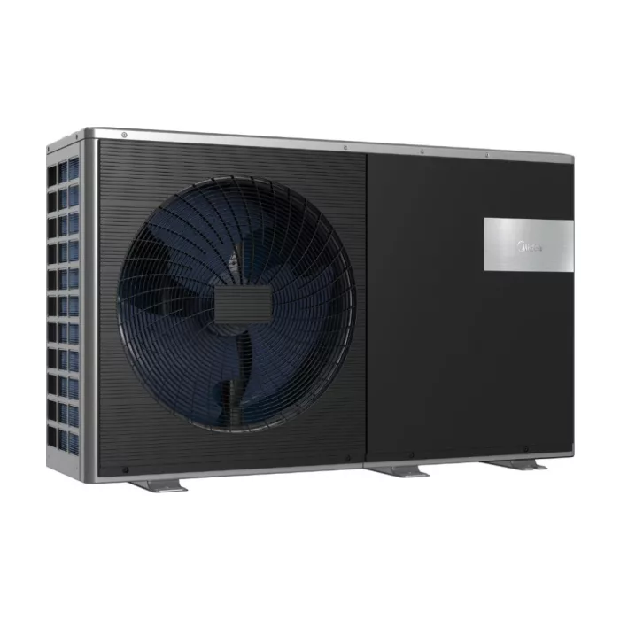 Midea MHC-V10WD2N7-E30 monoblokkos M-Thermal (R290, 10 kW, 1 fázisú, fűtőbetét 3 kW, fekete)