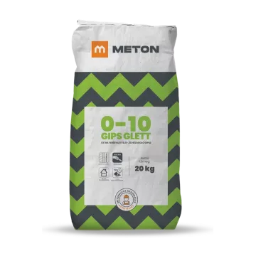 0-10 GIPS GLETT extra fehér glettelő és hézagoló gipsz – 20 kg