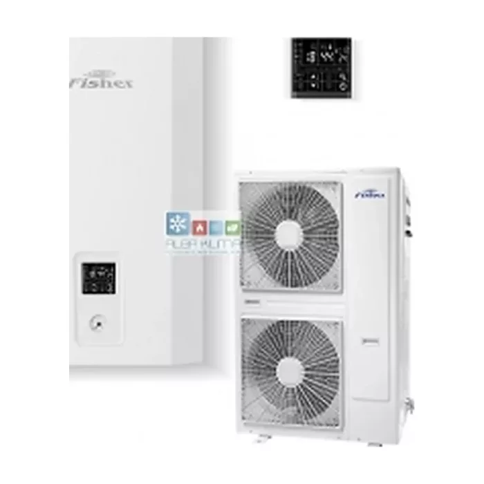 Fisher e-HeatR FHF-WHS-161CE3-3F háromfázisú levegő-víz hőszivattyú 16 kW