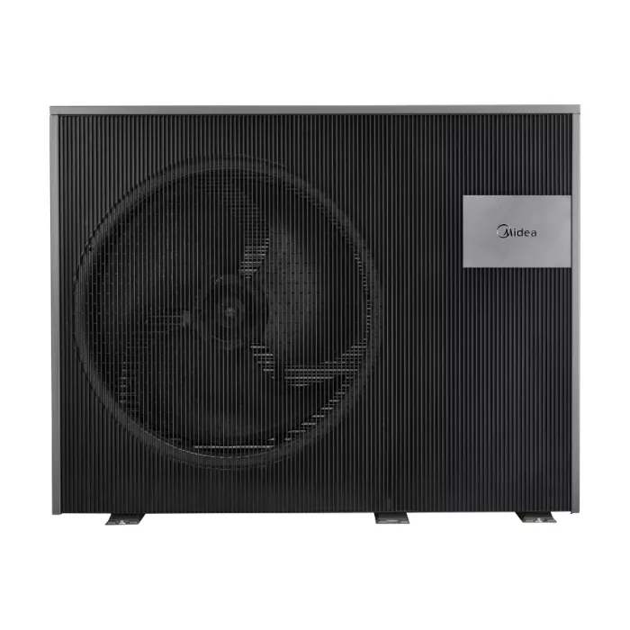 Midea MHC-V10WD2RN7-BER90 Nature monoblokkos M-Thermal (R290, 10 kW, 3 fázis, fűtőbetét 9 kW, fekete)