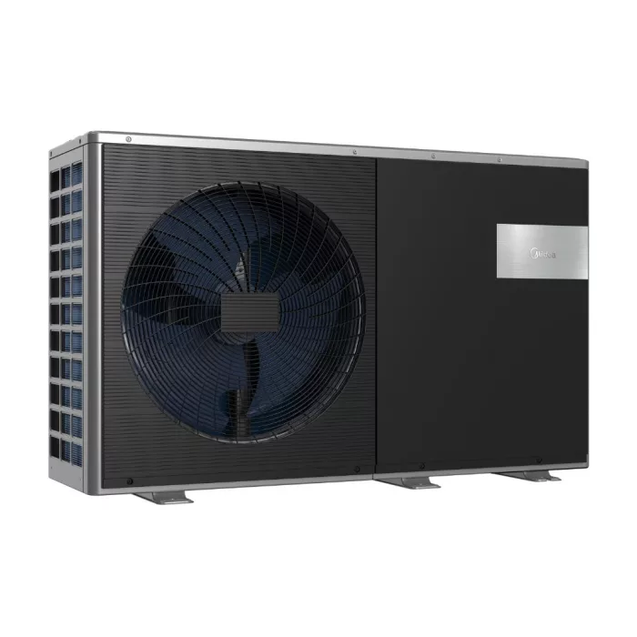 Midea MHC-V12WD2RN7-ER90 monoblokkos M-Thermal (R290, 12 kW, 3 fázisú, fűtőbetét 9 kW, fekete)
