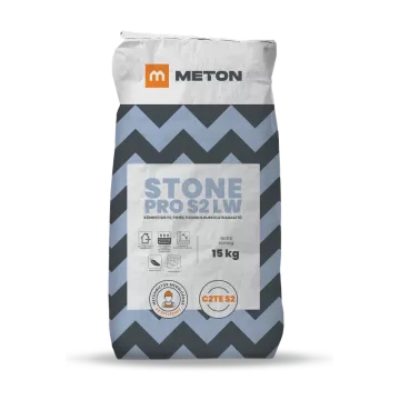 STONE PRO S2 LW fehér burkolatragasztó – 15 kg