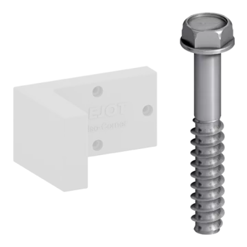 EJOT Iso-Corner Set Delta PT (2 db csavar) – 1 db / doboz
