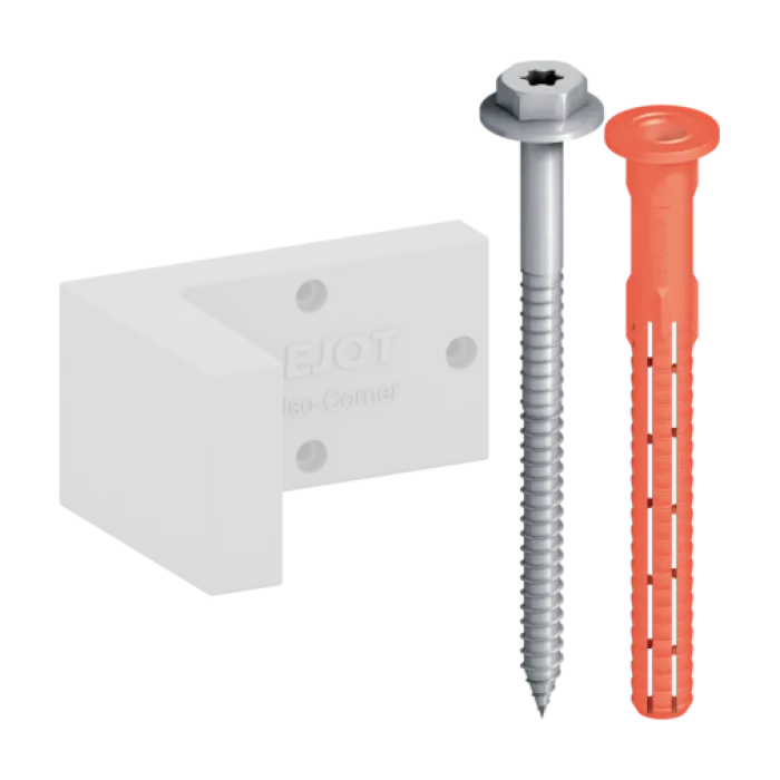 EJOT Iso-Corner Kit SDF 100 (3 db dübel) – 1 db