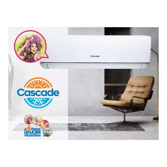 Cascade Bora CWH09AAA oldalfali inverteres 2,5 kW split klíma