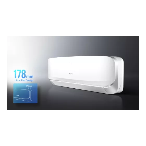 Hisense Fresh Air QJ35XJ3G 3,5 kW split klíma szett (arany)