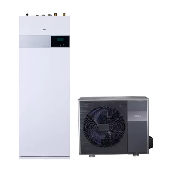 Midea MHA-V12W/D2RN8-B2H2-IWT240 M-Thermal osztott hőszivattyú (R32, 12 kW, 3 fázis, 240l, fekete)