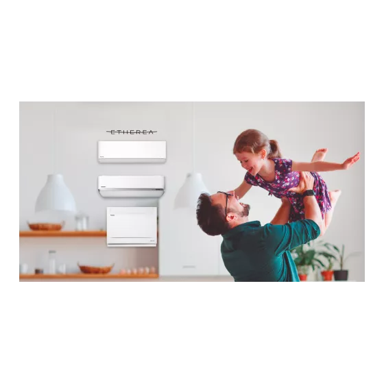 Panasonic KIT-XZ35-ZKE XZ ETHEREA oldalfali inverteres klíma szett 3,5 kW ezüst