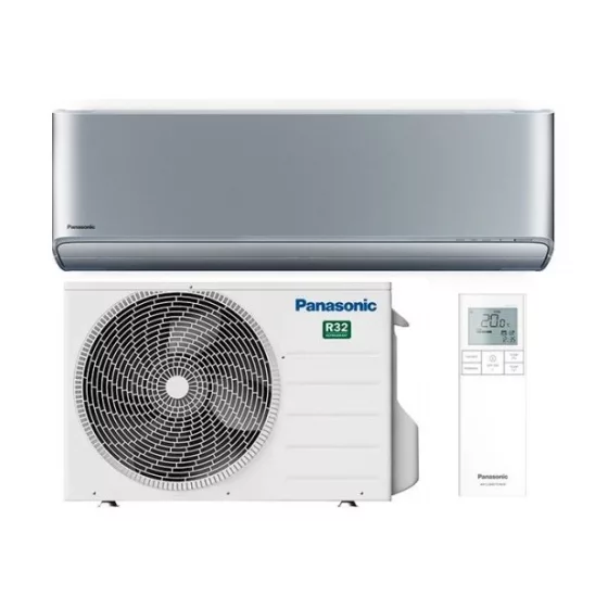 Panasonic KIT-XZ50-ZKE XZ ETHEREA KIT oldalfali inverteres klíma szett 5,6 kW ezüst