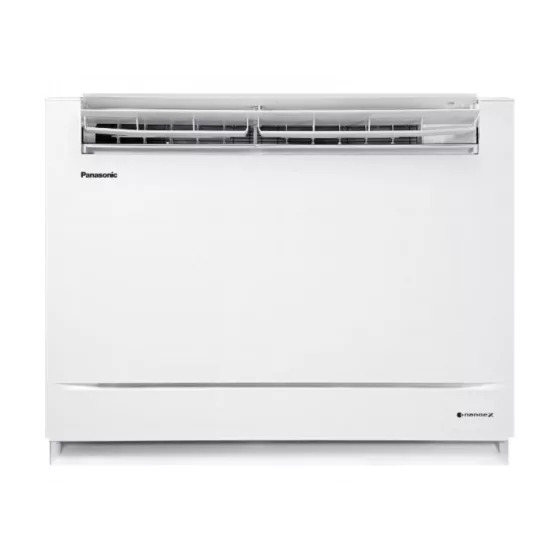 Panasonic KIT-Z25-UFE Parapet/padlón álló split klíma 2,5 kW