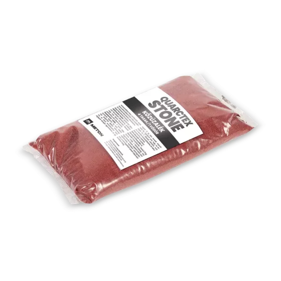 QUARCTEX lábazati kő barna – 4 tasak / vödör